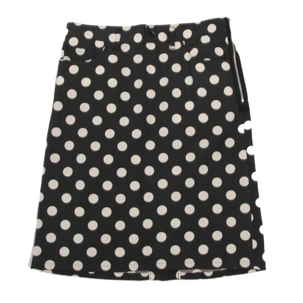 tricot COMME des GARCONS tricot Special Wool Side Zip Dot Skirt K-150803_002