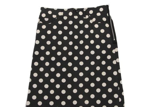 tricot COMME des GARCONS tricot Special Wool Side Zip Dot Skirt K-150803_003