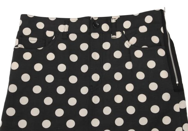 tricot COMME des GARCONS tricot Special Wool Side Zip Dot Skirt K-150803_004