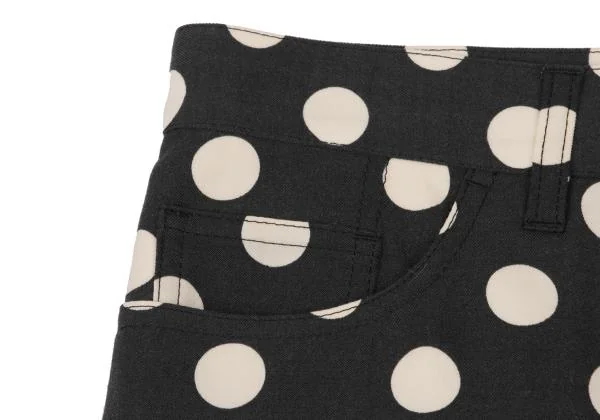 tricot COMME des GARCONS tricot Special Wool Side Zip Dot Skirt K-150803_005
