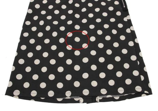 tricot COMME des GARCONS tricot Special Wool Side Zip Dot Skirt K-150803_008