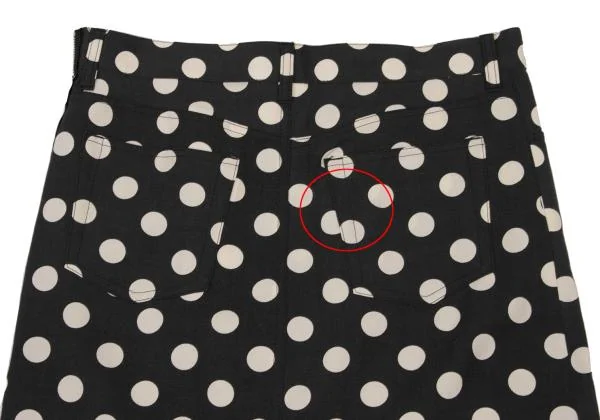 tricot COMME des GARCONS tricot Special Wool Side Zip Dot Skirt K-150803_012