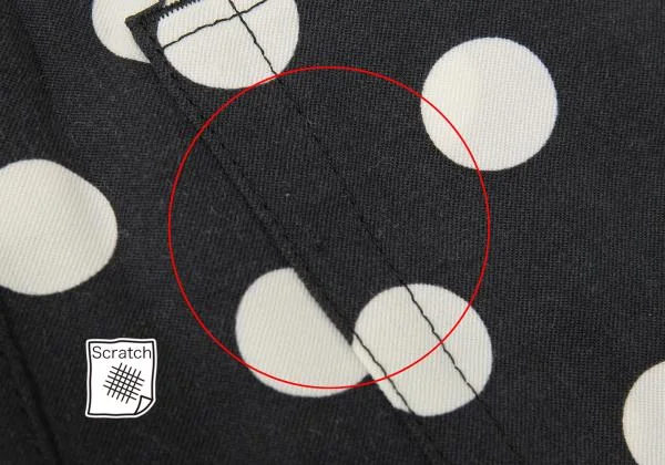 tricot COMME des GARCONS tricot Special Wool Side Zip Dot Skirt K-150803_013