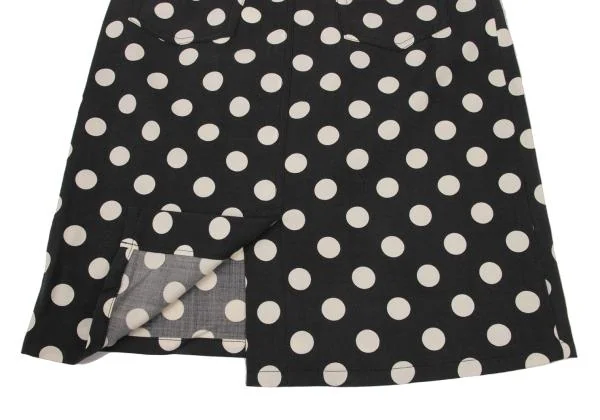 tricot COMME des GARCONS tricot Special Wool Side Zip Dot Skirt K-150803_015