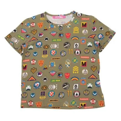 JUNYA WATANABE MAN PINK Printed T shirt