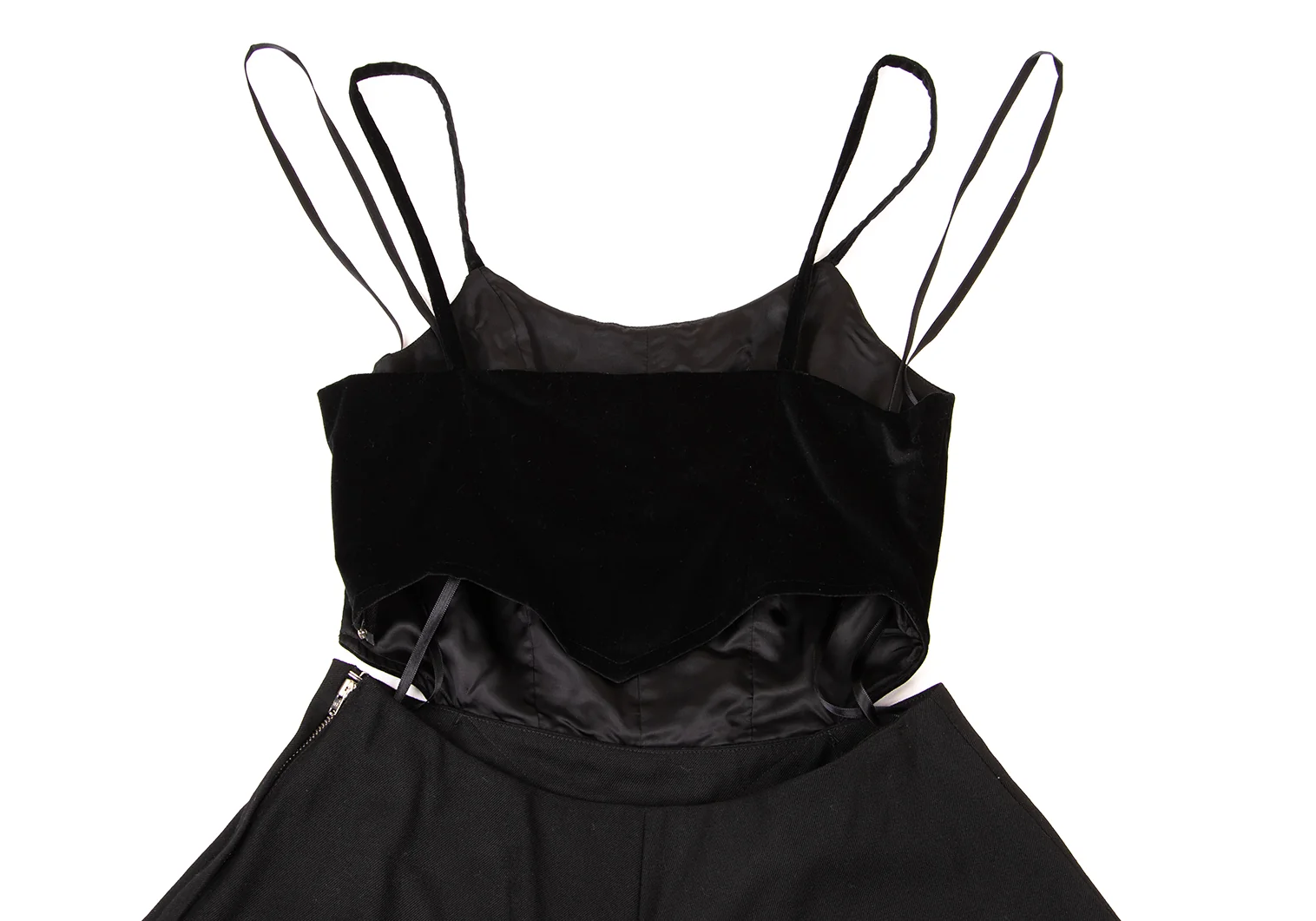 COMME des GARCONS ワンピース 異素材　コムデギャルソン H&M コムデギャルソンCOMME des GARCONS 異素材切替キャミソール