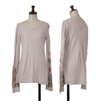 LE JEAN DE MARITHE FRANCOIS GIRBAUD Cotton Printed Sleeve T shirt