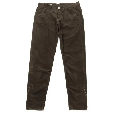 LE JEAN DE MARITHE FRANCOIS GIRBAUD Hem Piping Stretch Corduroy Pants
