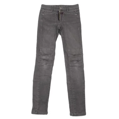 LE JEAN DE MARITHE FRANCOIS GIRBAUD Hem Button Skinny Pants