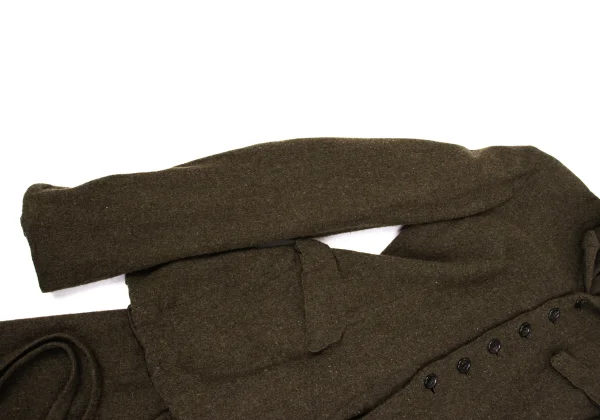COMME des GARCONS Fulling Hem Wrap Jacket K-150946_008