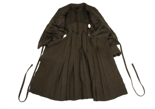 COMME des GARCONS Fulling Hem Wrap Jacket K-150946_013