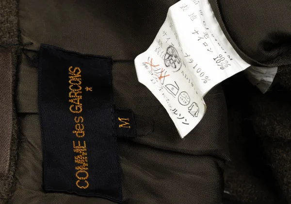 COMME des GARCONS Fulling Hem Wrap Jacket K-150946_019