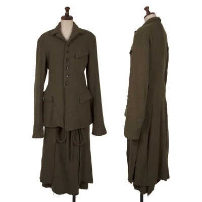 COMME des GARCONS Fulling  Jacket & Skirt
