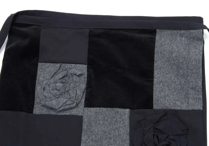 robe de chambre コムデギャルソン　パッチワーク スカート ローブデシャンブレ コムデギャルソンrobe de chambre Comme des