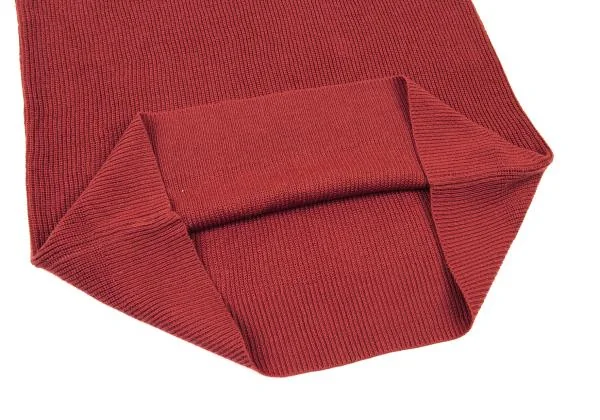 ローブドシャンブル コムデギャルソンrobe de chambre COMME des GARCONS アクリルVネックリブニットベスト 赤M位 K-151011_007