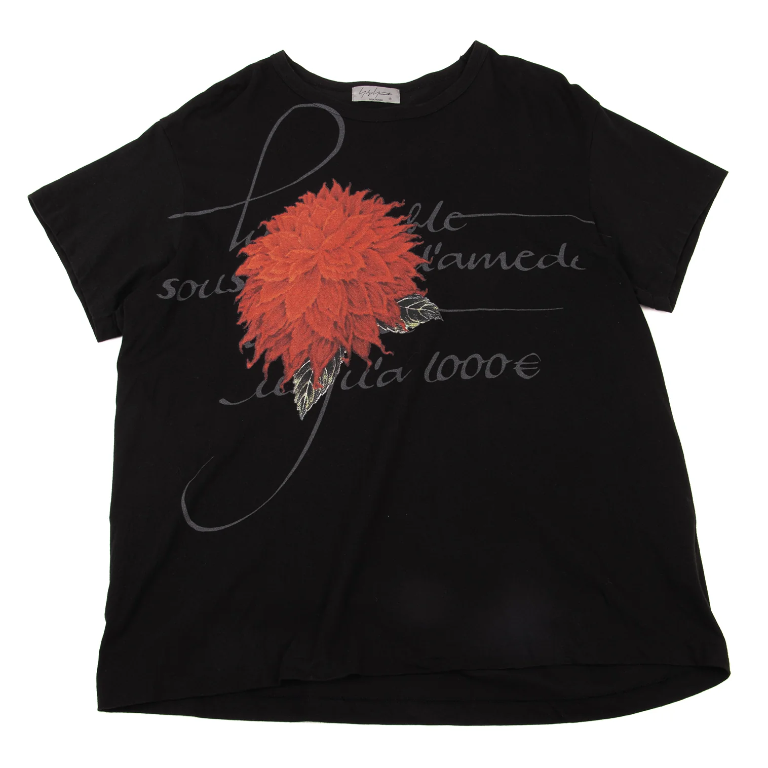 yohjiyamamotoダリアシャツ yohji yamamoto - pour homme ダリアレイヤードアロハB / HG-B44