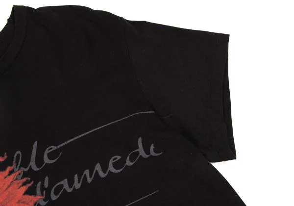 Yohji Yamamoto POUR HOMME Dahlia Printed T Shirt K-151016_006