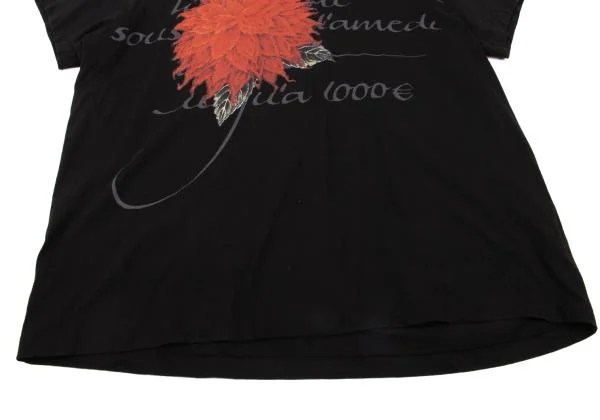 Yohji Yamamoto POUR HOMME Dahlia Printed T Shirt K-151016_007