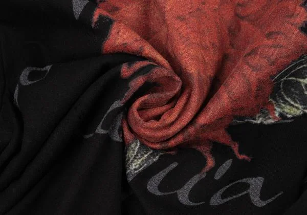 Yohji Yamamoto POUR HOMME Dahlia Printed T Shirt K-151016_010