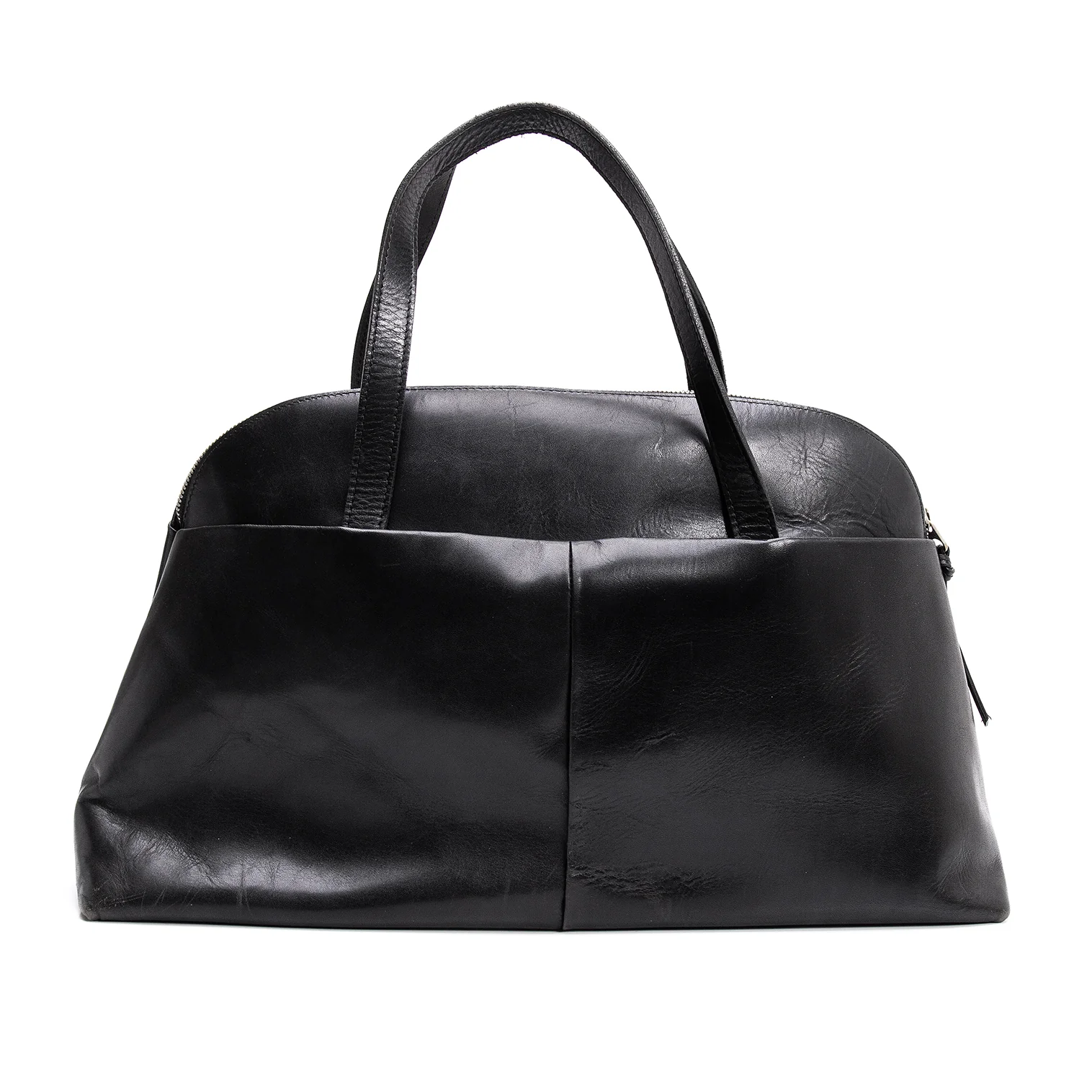 Y'SACCS Logo Emboss Leather Bag Black (K-151039) | PLAYFUL