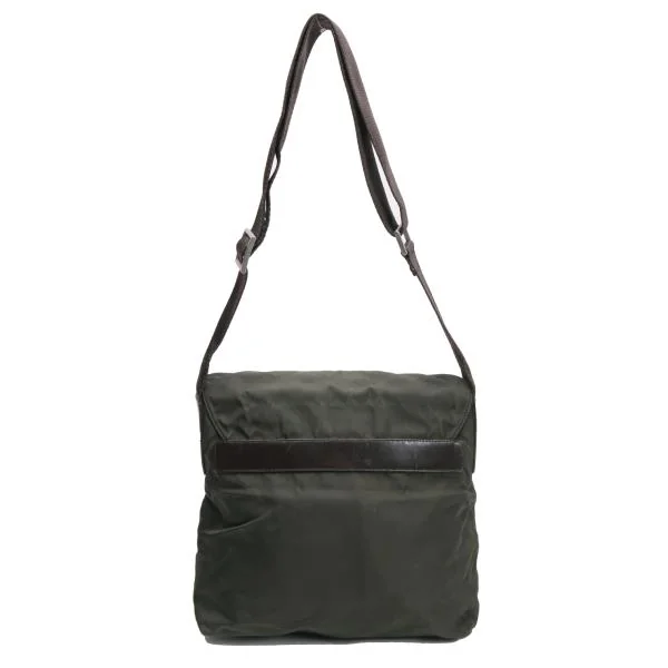 プラダPRADA ナイロンショルダーバッグ カーキ K-151048_004