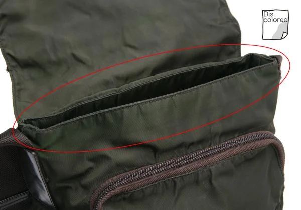 プラダPRADA ナイロンショルダーバッグ カーキ K-151048_014