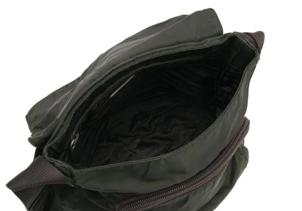 プラダPRADA ナイロンショルダーバッグ カーキ K-151048_016
