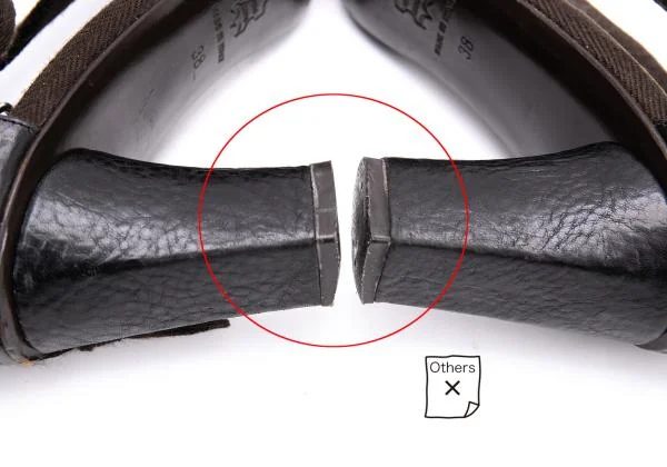 ミッシェルヴィヴィアンMICHEL VIVIEN アンクルストラップレザーヒールシューズ 焦げ茶38(24位) K-151052_009