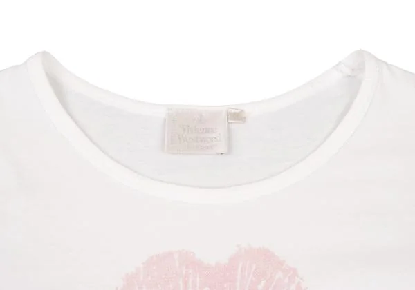 ヴィヴィアンウエストウッドVivienne Westwood リッププリントTシャツ オフホワイトS K-151055_004