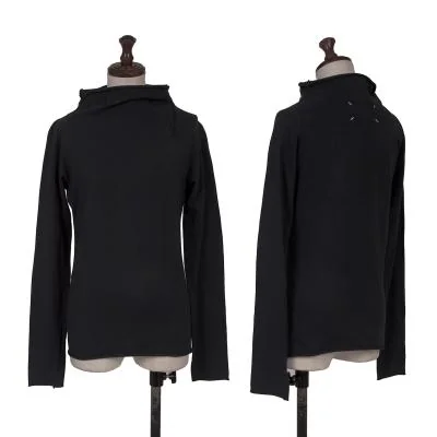 Maison Martin Margiela Cotton Stretch Mock Neck T Shirt