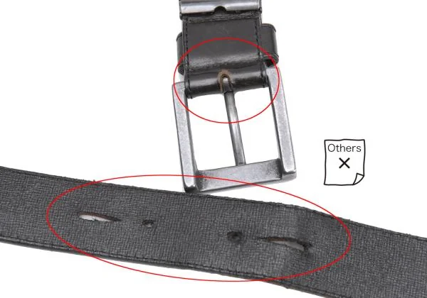 Jean Paul GAULTIER Cutting Leather Belt K-151078_006