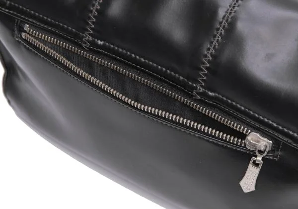 ジャンポールゴルチエJean Paul GAULTIER タトゥーエンボスフラップショルダーバッグ 黒 K-151084_008