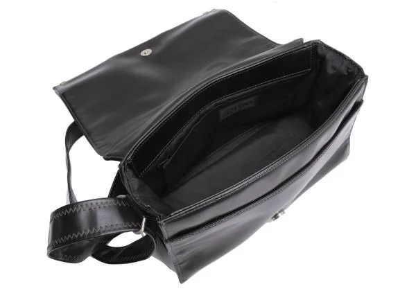 ジャンポールゴルチエJean Paul GAULTIER タトゥーエンボスフラップショルダーバッグ 黒 K-151084_014