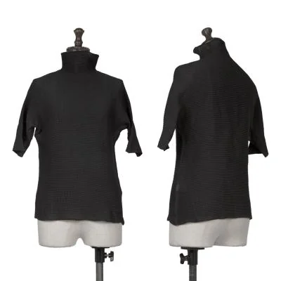 ISSEY MIYAKE PLEATS(T.) Stretch Pleats Turtle Neck T Shirt