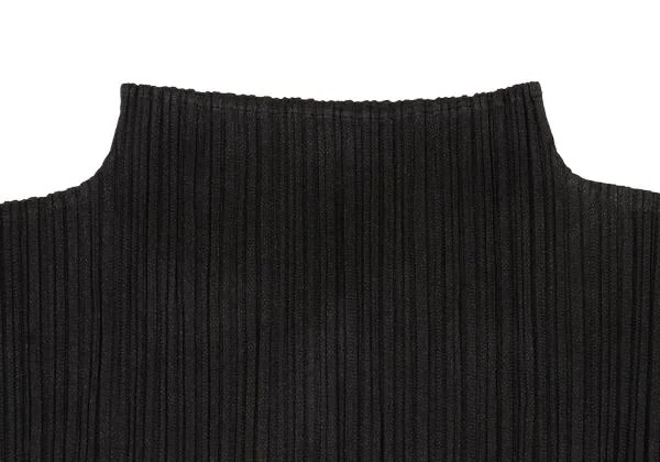 PLEATS PLEASE Hight Neck Long Sleeve T shirt K-151137_003