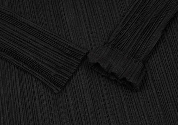 PLEATS PLEASE Hight Neck Long Sleeve T shirt K-151137_006