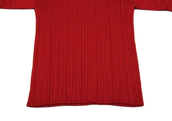 PLEATS PLEASE High Neck Long Sleeve Top K-151139_012