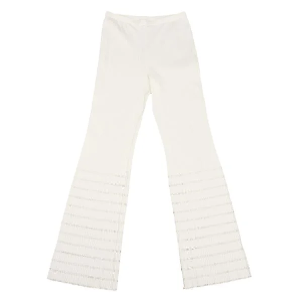 PLEATS PLEASE Cutting Rib Pants Ivory 3 K-151156_001