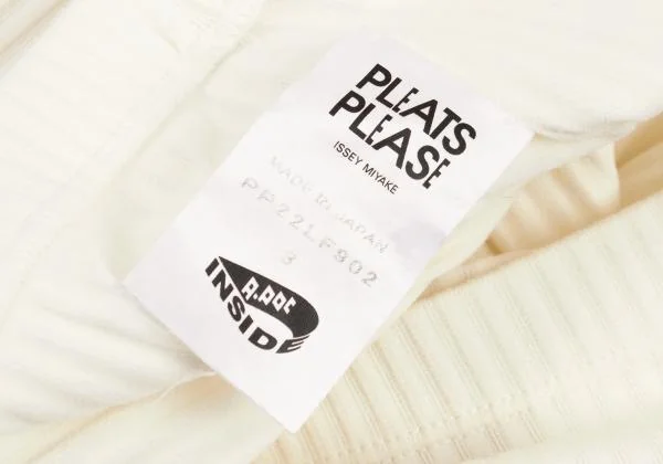 PLEATS PLEASE Cutting Rib Pants K-151156_012