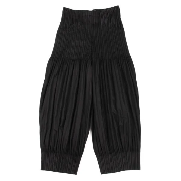 PLEATS PLEASE High Waist Pleated Pants Black 3 K-151158_001