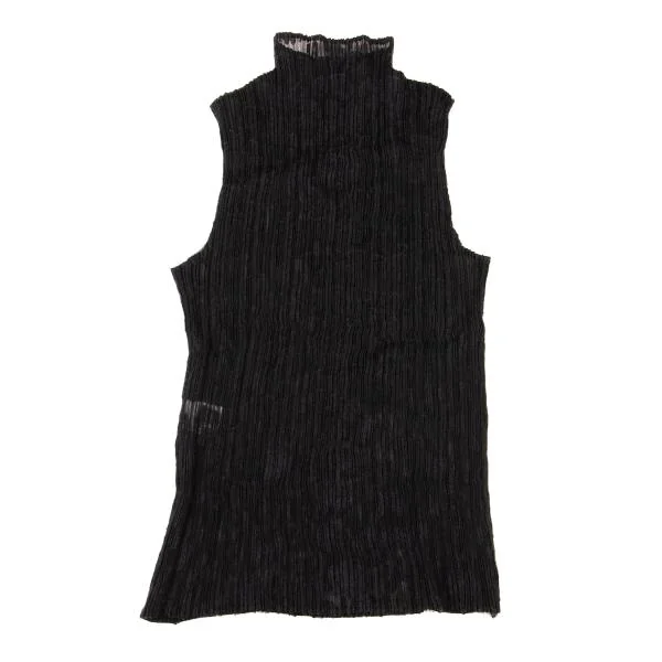 イッセイミヤケ ホワイトレーベルISSEY MIYAKE WHITELABEL プリーツ花柄ジャガードセットアップ 黒2 K-151168_008