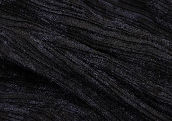 イッセイミヤケ ホワイトレーベルISSEY MIYAKE WHITELABEL プリーツ花柄ジャガードセットアップ 黒2 K-151168_017