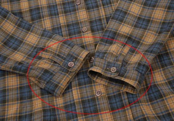Mademoiselle NON NON Cotton Poly Check 3/4 Sleeves Shirt K-151184_007