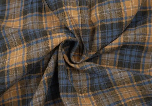 Mademoiselle NON NON Cotton Poly Check 3/4 Sleeves Shirt K-151184_013