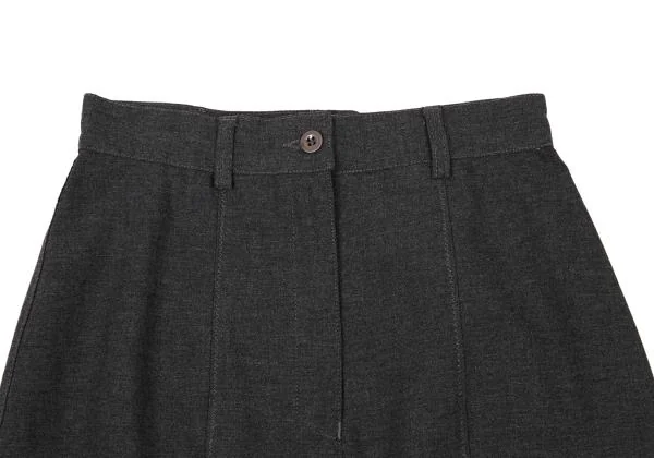 アルマーニジーンズARMANI JEANS ジグザグステッチ切替ミニスカート グレー38 K-151189_003