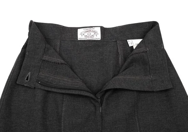 アルマーニジーンズARMANI JEANS ジグザグステッチ切替ミニスカート グレー38 K-151189_005