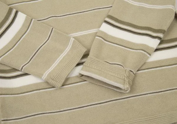 Mademoiselle NON NON Cotton Striped Knit Sweater K-151195_005