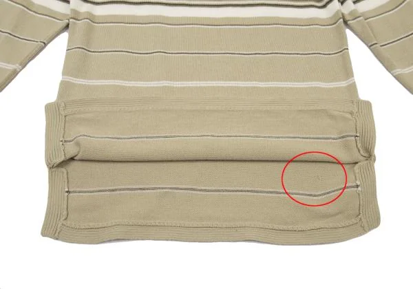 Mademoiselle NON NON Cotton Striped Knit Sweater K-151195_007