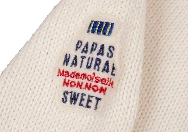 Mademoiselle NON NON SPORTS Lettering Crew Neck Knit Sweater K-151196_007