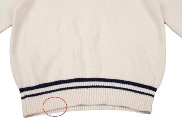 Mademoiselle NON NON SPORTS Lettering Crew Neck Knit Sweater K-151196_009